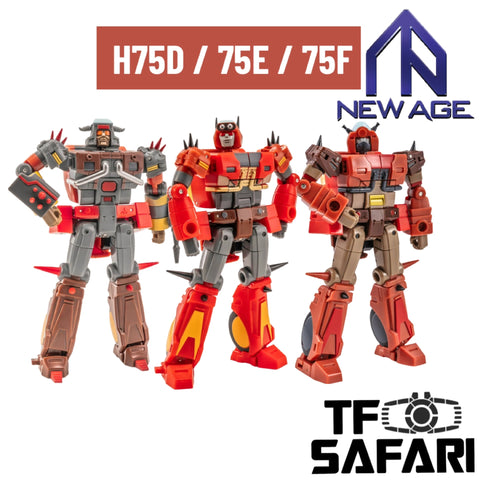 【Pre-Order】Newage H75D / H75E / H75F H-75D / H-75E / H-75F Cleon / Ajax / Rembrandt (Junkions)  3 in 1 Set New Age