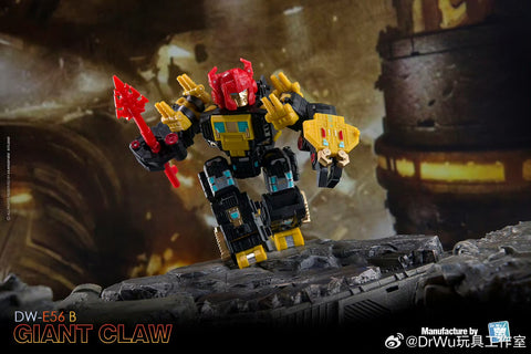 【Pre-Order】Dr.Wu & Mechanic Studio Extreme Warfare DWE56B DW-E56B Giant Claw ( Scorponok / Black Zarak ) Black Version Dr Wu 10cm / 4"