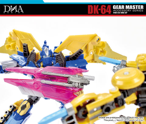 【Pre-Order】DNA Design DK-64 DK64 Gear Master Accessory Series Upgrade Kits for SS-One SP Studio Series Sentinel Prime