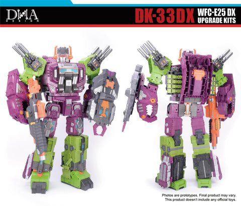 DNA Design DK-33DX DK33DX for WFC-E25 DX (Earthrise Titan Scorponok) Upgrade Kits