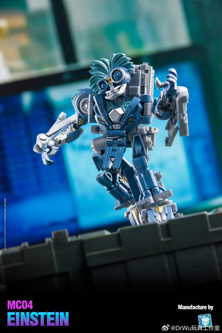 Dr.Wu & Mechanic Studio Movie Collector MC04 MC-04 Einstein ( Brains Legends Class fit to SS series) Dr Wu  8cm / 3.15"