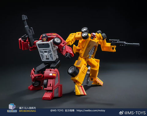 【Incoming】Magic Square MS-Toys MS-B12/ MS-B13 Pillage & Contain ( Dragstrip & Dead End, Menasor ) 2 in 1 set 10cm / 4"