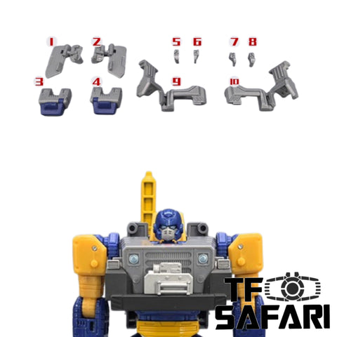 Go Better Studio GX-75 GX75 Upgrade Kit / Gap fillers for Age of the Primes AOTP Fistron (Iron Fist) Upgrade Kit