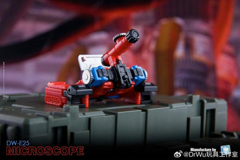 Dr.Wu & Mechanic Studio Extreme Warfare 4 Sets DW-E25 Crane Hook / E26 Black Mirror / E27 Microscope / E28 Grapple Hook (Grapple / Magnificus / Perceptor / Hauler) fit to Earthrise Titan Class 2 in 1 set 4.5cm