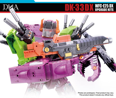 DNA Design DK-33DX DK33DX for WFC-E25 DX (Earthrise Titan Scorponok) Upgrade Kits