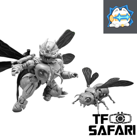 【Pre-Order】Machinecat-Toys Machine Cat Toys (JiGuangMao Toy JGM) MCT-02 MCT02 Buzz Voltbee (BW Waspinator)