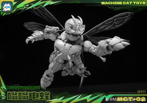 【Pre-Order】Machinecat-Toys Machine Cat Toys (JiGuangMao Toy JGM) MCT-02 MCT02 Buzz Voltbee (BW Waspinator)