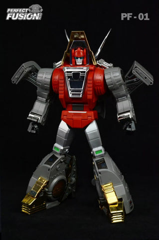 Perfect Fusion (FansToys) PF-01 PF01 Cesium (Slag, Dinobot) Reissue Version 27cm / 10.7"