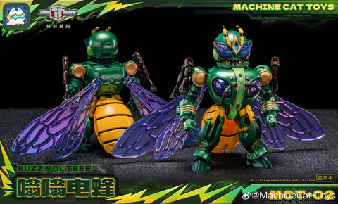 【Pre-Order】Machinecat-Toys Machine Cat Toys (JiGuangMao Toy JGM) MCT-02 MCT02 Buzz Voltbee (BW Waspinator)