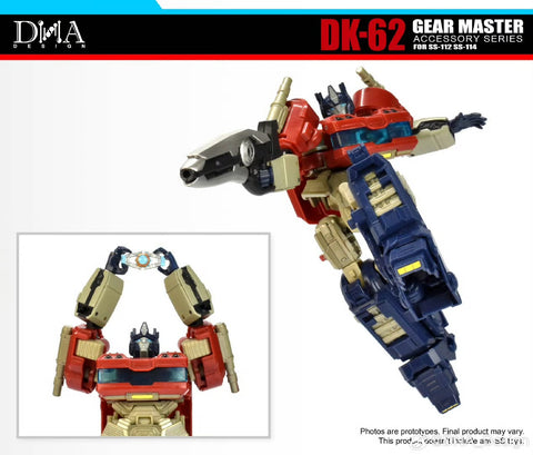 DNA Design DK-62 DK62 Gear Master for Studio Series SS-112 One Optimus Prime / SS-114 One Megatron