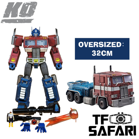 4th Party WJ WEISHUANG MPP10 MPP-10 Commander ( W8019E Oversized MP10 Optimus Prime) Battle Damaged Version 32cm / 12.6"