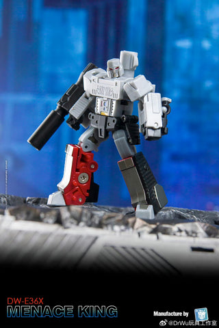 Dr.Wu & Mechanic Studio Extreme Warfare DW-E36X Menace King (Megatron) Red Leg Version 4.5cm