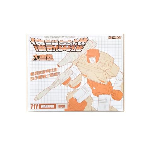 Newage H71Y H-71Y Dick ( Tigertrack Sideswipe ) Yellow Version New Age 10cm / 4"