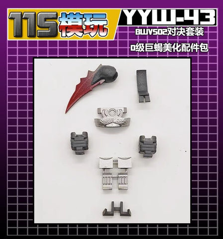 115 Workshop YYW-43 YYW43 Upgrade Kit for BWVS02 Scorponok Upgrade Kit