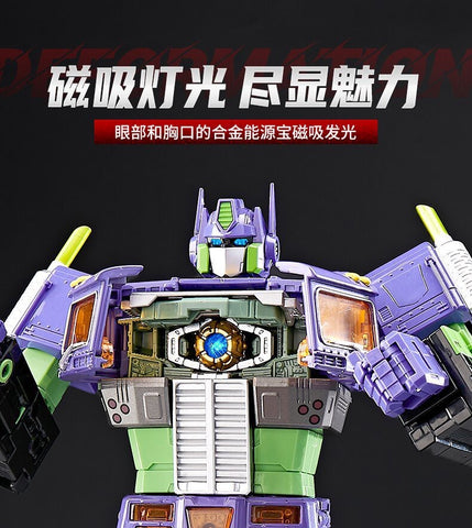 4th Party WJ WEISHUANG MPP10 MPP-10 Commander ( W8036 Oversized MP10 Optimus Prime) EVA Version with Trailer 32cm / 12.6"