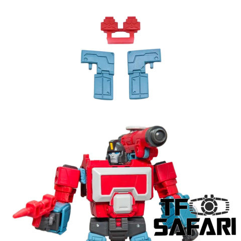 Superman Studio SPS58+SPS04N / SPS-58 + SPS04N Gap fillers for Studio Series 86 Perceptor (Ratbat & Ramhorn 3 pack Version) Upgrade Kit