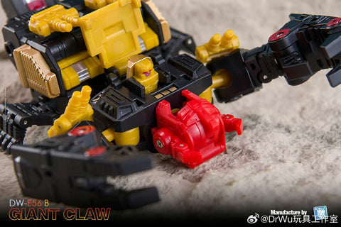 【Pre-Order】Dr.Wu & Mechanic Studio Extreme Warfare DWE56B DW-E56B Giant Claw ( Scorponok / Black Zarak ) Black Version Dr Wu 10cm / 4"