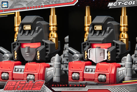 【Pre-Order】 Machinecat-Toys (JiGuangMao Toy) Steel Kiddy Party MCT-C01 Flight B-Robo (JGM-SKP04 Mini-Brave / G1 Superion Combiner 5 in 1 Set) 17cm / 6.7"