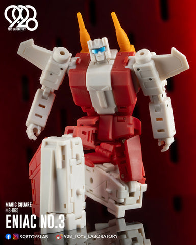 【Pre-Order】Magic Square MS-Toys MS-B65 MSB65 Eniac No.3 (G1 Strafe / Technobots / Computron) 10cm / 4"