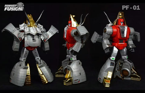 Perfect Fusion (FansToys) PF-01 PF01 Cesium (Slag, Dinobot) Reissue Version 27cm / 10.7"