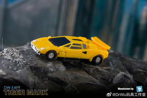 【Pre-Order】Dr.Wu & Mechanic Studio Extreme Warfare DW-E49 / E50 / E51 / E52 / E49Y / E53 (Lamborghini Countach Brothers + Tigertrack + Deluxe Insecticons) Complete Two-Pack Set 4.5cm
