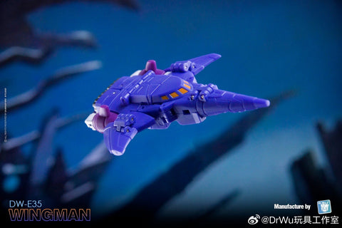 【Pre-Order】Dr.Wu & Mechanic Studio Extreme Warfare DW-E35 Wingman (Cyclonus) / DW-E34 Wasp (Bumblebee)  2 in 1 set 4.5cm (Copy)