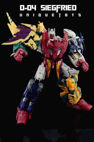 Unique Toys UT O04 O-04 Siegfried / Odin Combiner (Hun-Grrr / Abominus) 17.8cm / 7“