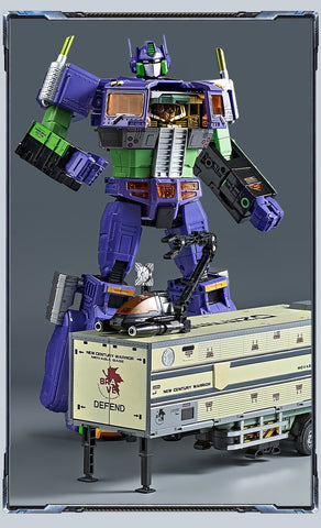 4th Party WJ WEISHUANG MPP10 MPP-10 Commander ( W8036 Oversized MP10 Optimus Prime) EVA Version with Trailer 32cm / 12.6"