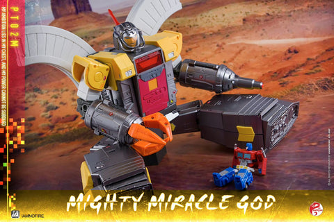 Pangu Toys PT-02M PT02M Mighty Miracle God (Omega Supreme) Metallic Version 27cm / `10.7"