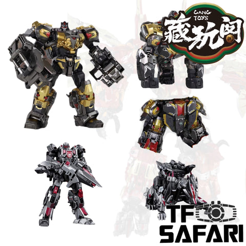 【Incoming】Cang Toys Cang-Toys CT-Chiyou-05 Thorilla CT-Chiyou-08 Rusirius 2 in 1 Set Predaking Combiner 23cm / 9"