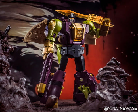 NA NewAge H56B H-56B Behemoth (Sludge Shattered Glass) Dinobot New Age Shattered Glass SG Version 13.5 cm / 5.3"