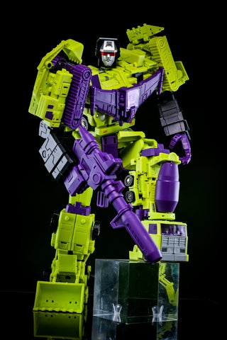 Magic Square MS Toys Constructor Devastator MS-B37A/38A MS-B39A/40A MS-B41A/B42ACombiner 3 sets Combo Repainted Version 25cm / 9.85"