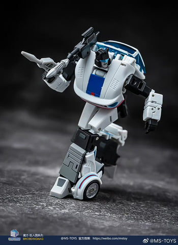Magic Square MS-Toys MS-B35 MSB35 Blues (Jazz Legends Class) 2025 Version (Transparent Window / Modified Chest) 9cm / 3.5"