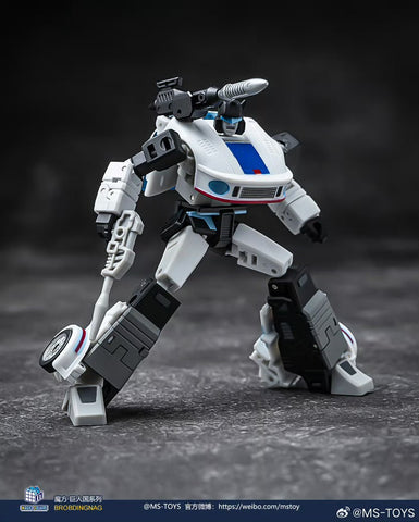 Magic Square MS-Toys MS-B35 MSB35 Blues (Jazz Legends Class) 2025 Version (Transparent Window / Modified Chest) 9cm / 3.5"