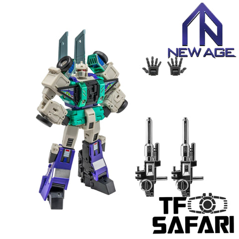 【Pre-Order】Newage H74EXR H-74EXR Cho (G1 Sixshot) New Age Limited Electroplated Version 13.8cm / 5.4"