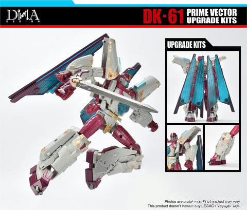 DNA Design DK-61 DK61 Upgrade Kits for Legacy United Cybertron Universe Prime Vector