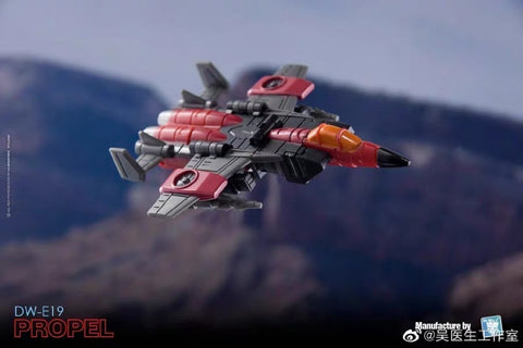 Dr.Wu & Mechanic Studio Extreme Warfare DW-E19 Profel / E20 Elegy / E21 Turbo (Thrust / Dirge / Ramjet) fit to Earthrise Titan Class 3 in 1 set 5.5cm / 2"