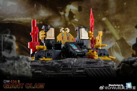 【Pre-Order】Dr.Wu & Mechanic Studio Extreme Warfare DWE56B DW-E56B Giant Claw ( Scorponok / Black Zarak ) Black Version Dr Wu 10cm / 4"