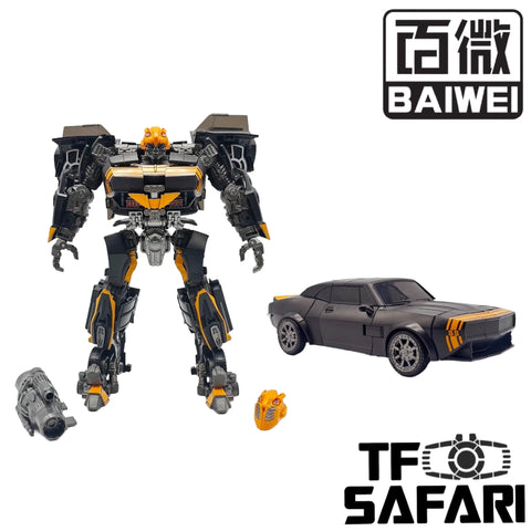 4th party BW BAIWEI TW1038 TW-1038 MPM-Sized Black Bee ( AoE Stealth Bumblebee) 16.5cm / 6.5"