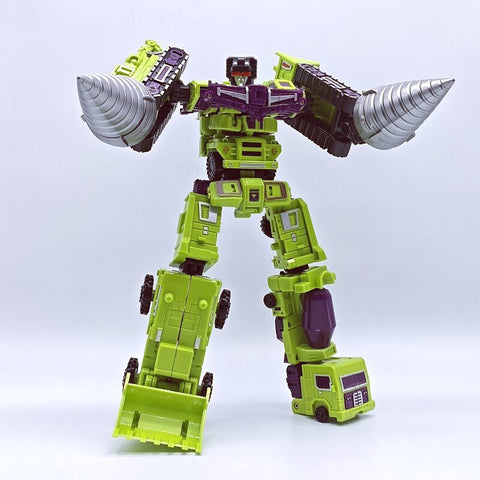 【Loose Pack】4th Party Xingjiang ST10 ST-10 6 in 1 Set KO DX9 Hulkie ( Devastator Combiner ) 29cm / 11.5"