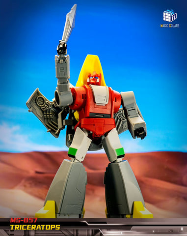 Magic Square MS-Toys MS-B57 MSB57 Triceratops (Slag Legend Class Dinobots) 13cm / 5.1"