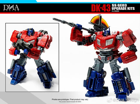 DNA Design DK-43 DK43 Upgrade Kits for WFC Gamer Edition SS GE03 Optimus Prime