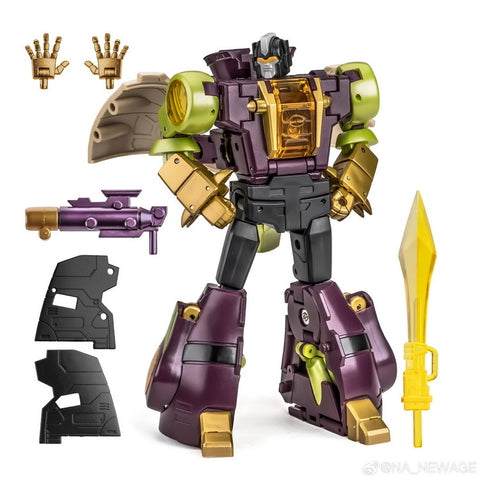 NA NewAge H56B H-56B Behemoth (Sludge Shattered Glass) Dinobot New Age Shattered Glass SG Version 13.5 cm / 5.3"