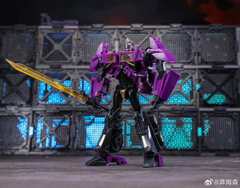 【Pre-Order】APC Toys APC-001SG APC001SG 2.0 Version Attack Prime Mirror Evil ( 1:1 TFP Optimus Prime Voyage Class ) Purple / Shattered Glass Version 17cm / 6.7"