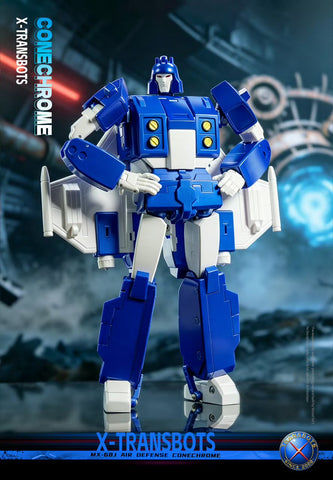XTransbots MX-68J MX68J MX-LXVIII J Conechrome & Firehole (Slugslinger & Caliburst) X-Transbot 22cm / 8.7"