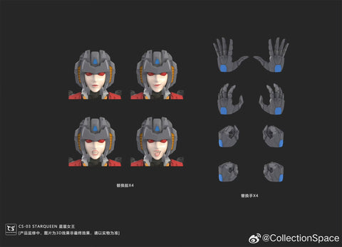 【Pre-Order】Collection Space CS-03 CS03 Transformable Bishoujo Star Queen (Starscream Mecha Girl)