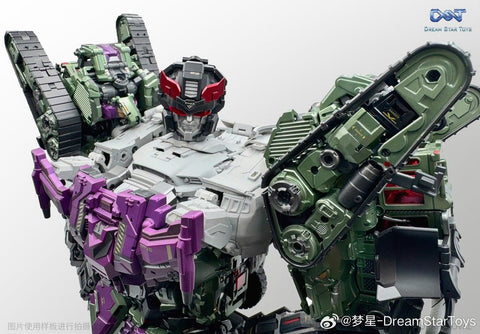 【Pre-Order】Dream Star Toys  DST02-007 DST02007 ( Prowl Combiner Mode, Constructicon, Devastator Combiner) DreamStarToys Metallic Version 24.5 cm / 9.6"