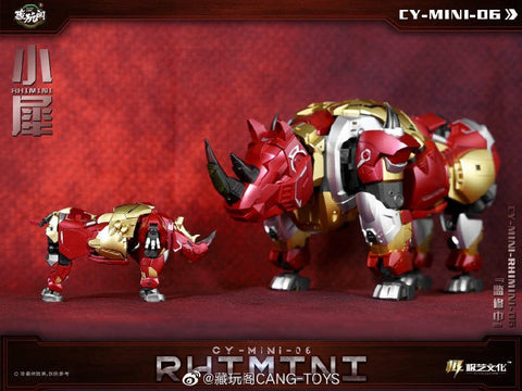 Cang Toys Cang-Toys CY-Mini 01 / 02 /03 / 04 / 05 / 06  Mini Chiyou ( Predaking ) Combiner 10cm / 4"