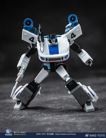 Magic Square MS-Toys MS-B35 MSB35 Blues (Jazz Legends Class) 2025 Version (Transparent Window / Modified Chest) 9cm / 3.5"
