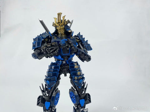 Last Knight LK-01  LK01 Elegant (Bayverse Drift）Non-Transformable Blue Version 22cm / 8.7"